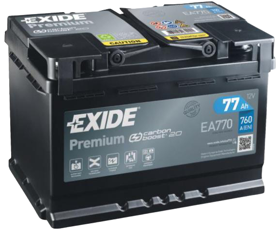 EXIDE Premium 12V 77Ah Startaccu