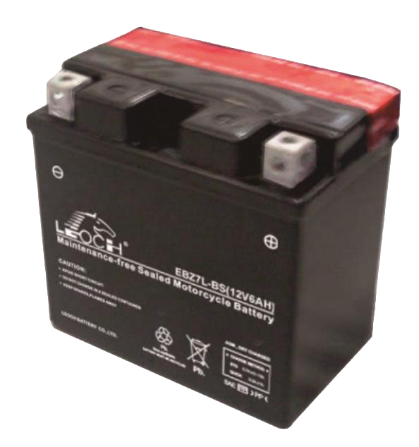 LEOCH -BIKE 12V 6Ah Starter Battery