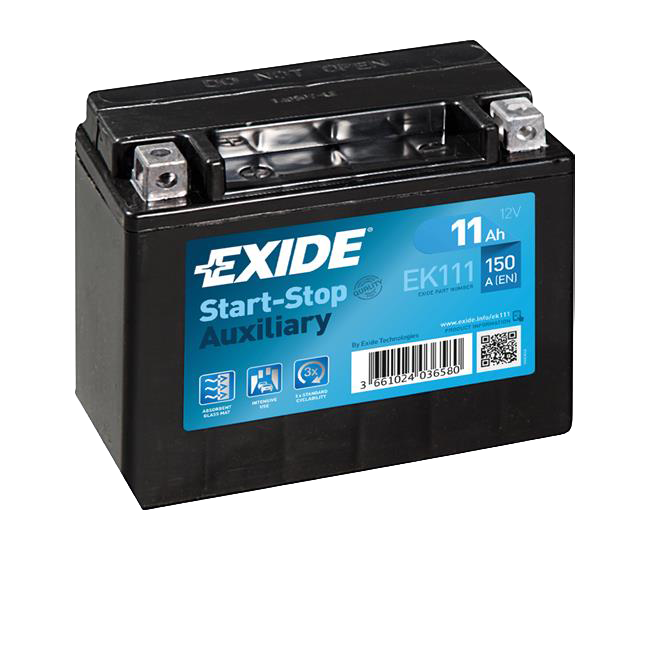 EXIDE AGM 12V 11Ah Hilfsbatterie