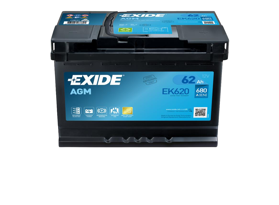 EXIDE 12V 62Ah Start-Stop Accu