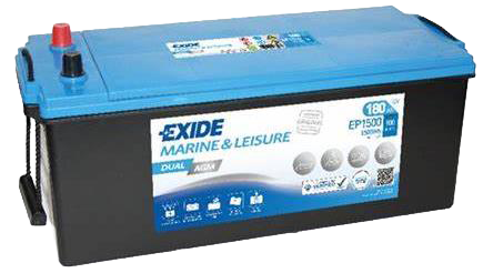 EXIDE AGM 12V 180Ah Start-Stopp Batterie