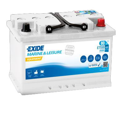 EXIDE 12V 80Ah Semi-tractieaccu