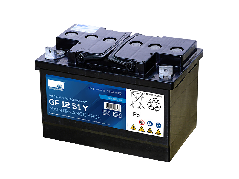 SONNENSCHEIN 12V 56Ah Zyklenfeste Batterie