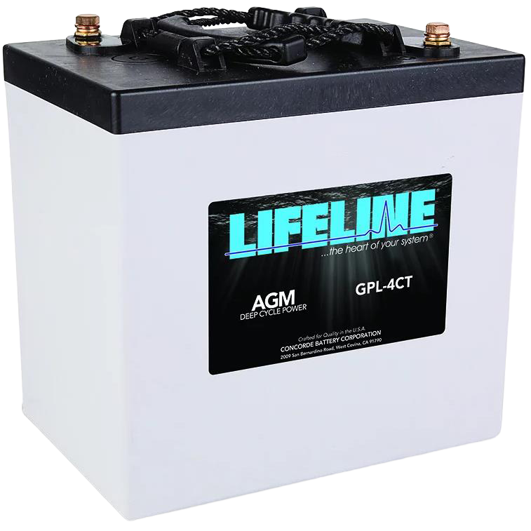 LIFELINE AGM 6V 220Ah Deep Cycle Accu