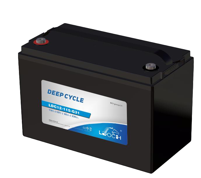 LEOCH LDC AGM 12V 118Ah Zyklenfeste Batterie