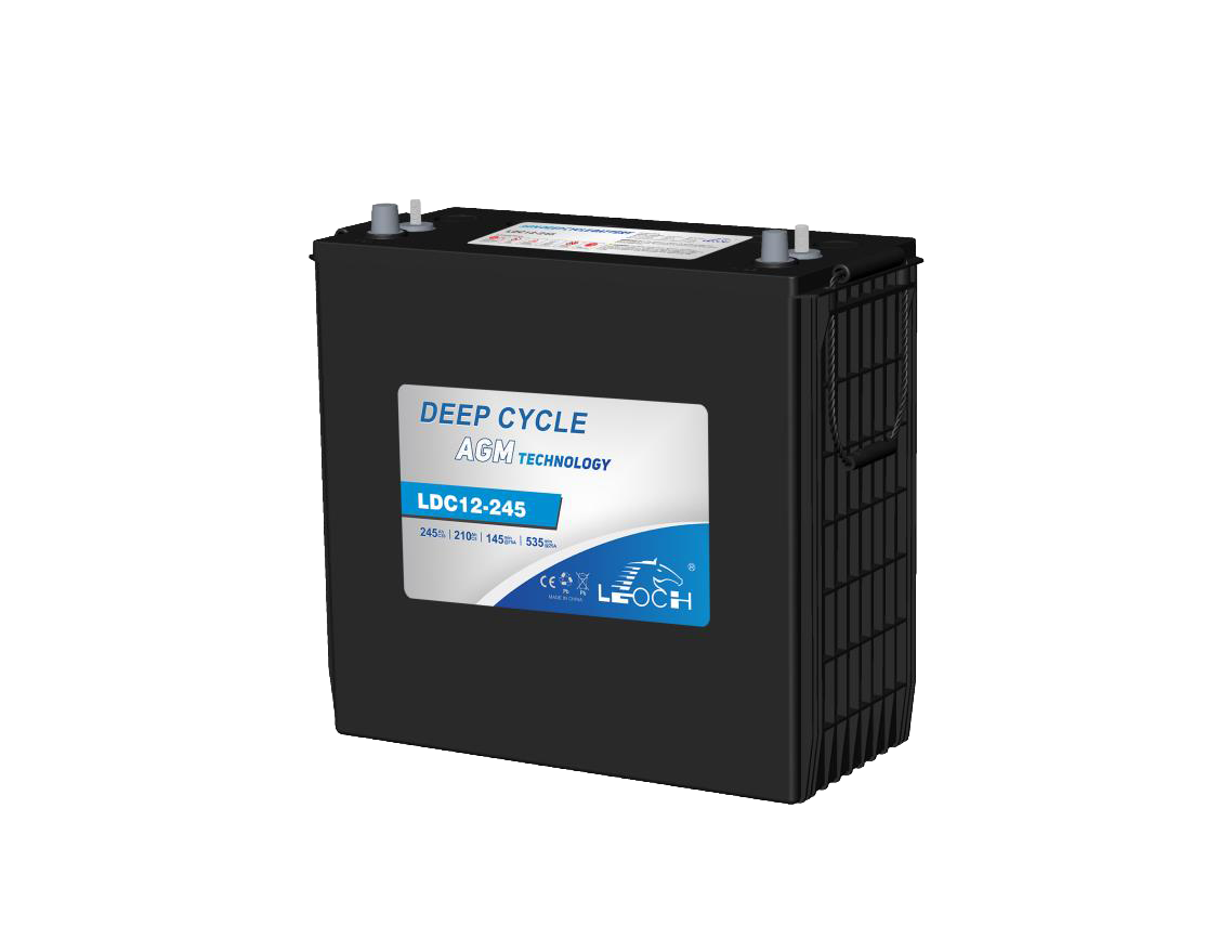 LEOCH LDC AGM 12V 245Ah Zyklenfeste Batterie