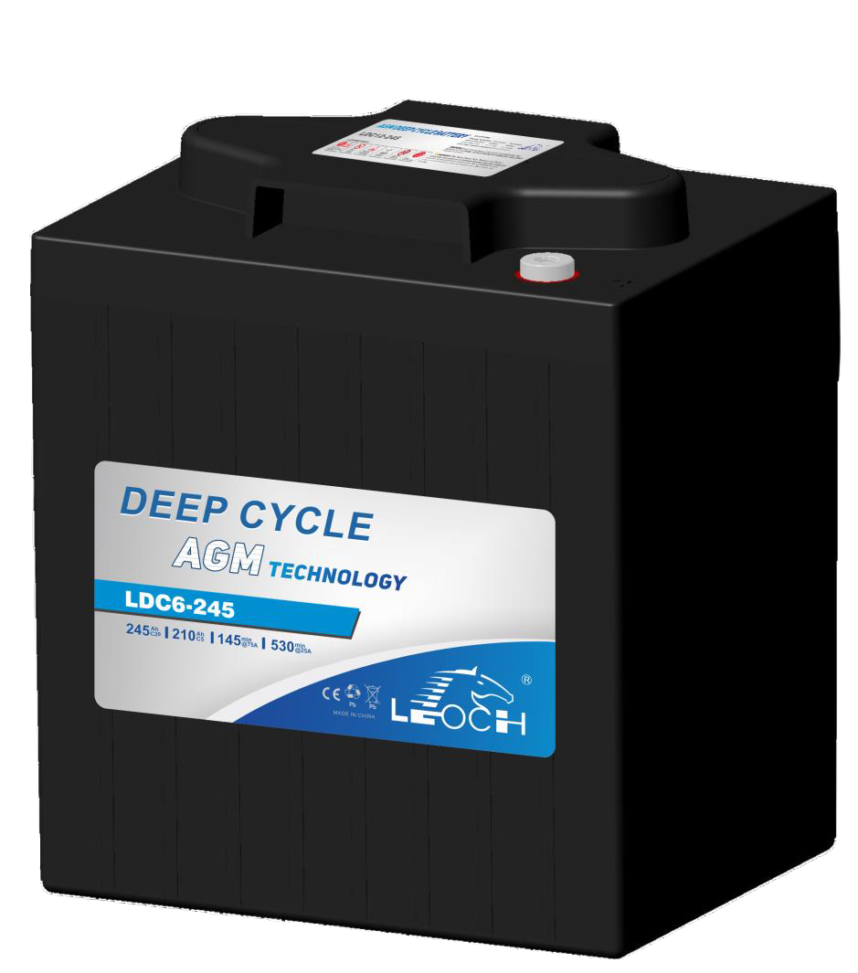 LEOCH LDC AGM 6V 245Ah Deep Cycle Accu