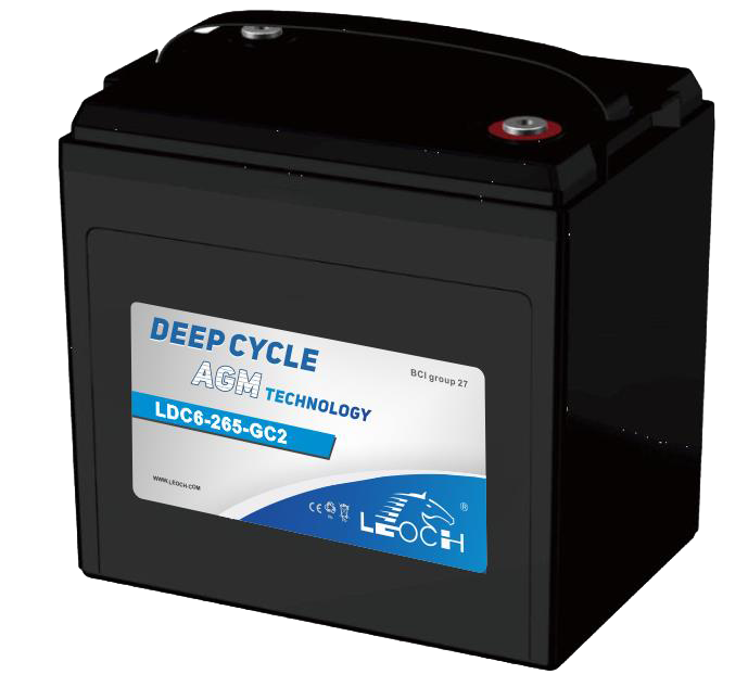 LEOCH LDC AGM 6V 268Ah Deep Cycle Accu
