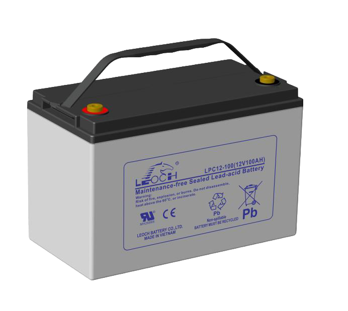 LEOCH LPC AGM 12V 107.2Ah Zyklenfeste Batterie