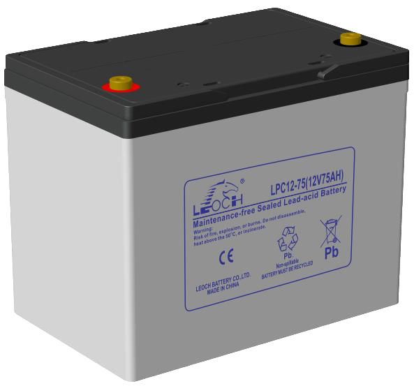 LEOCH LPC AGM 12V 75Ah Batterie à Décharge Profonde