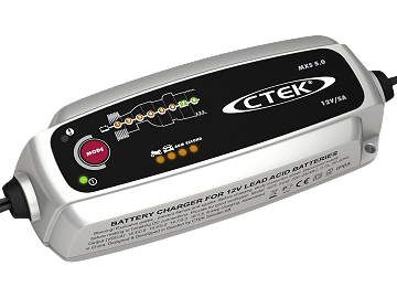 Chargeur avancé CTEK 12V 5A pour batteries plomb-acide de 1,2 à 110 Ah