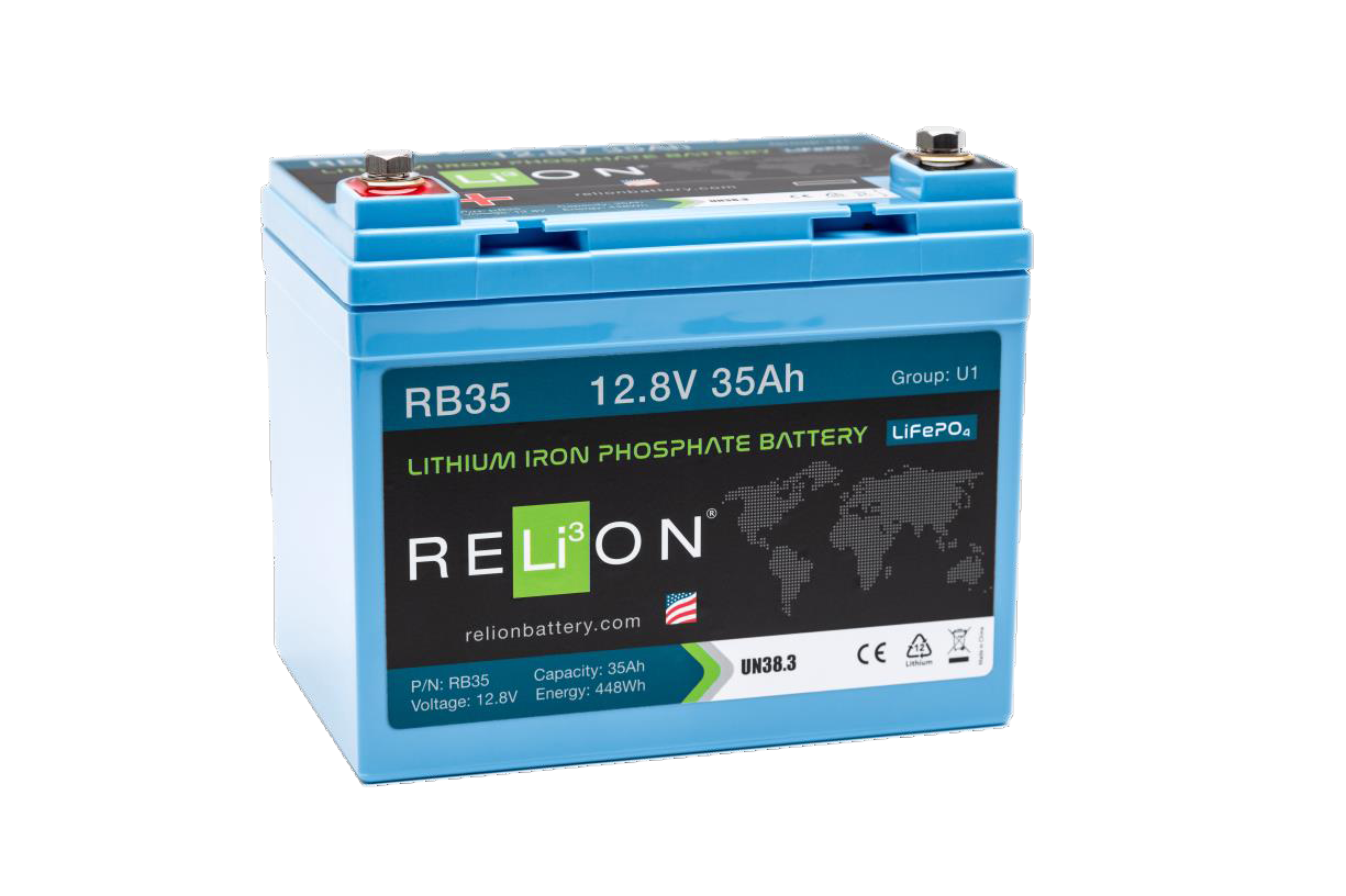 RELION 12V 35Ah Deep Cycle Accu