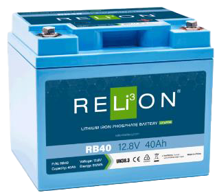 Afbeelding van RELION 12V 40Ah Deep Cycle Accu