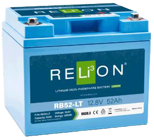 RELION 12V 50Ah Zyklenfeste Batterie