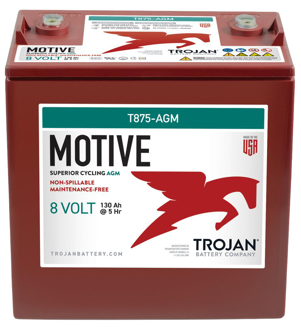 TROJAN AGM 8V 160Ah Zyklenfeste Batterie