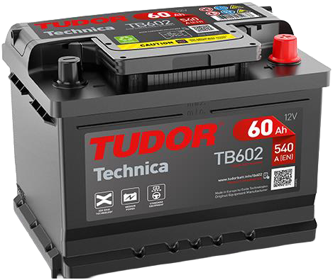 Bild von TUDOR 12V 60Ah Starterbatterie