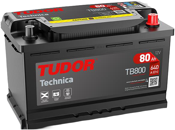 Afbeelding van TUDOR 12V 80Ah Startaccu