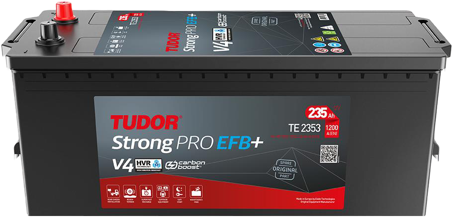 Image of TUDOR SHD-HVR Carbon 12V 185Ah Starter Battery