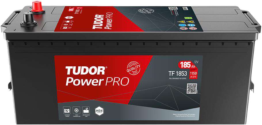 Afbeelding van TUDOR 12V 185Ah Startaccu