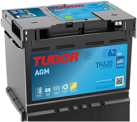 Bild von TUDOR 12V 62Ah Start-Stopp Batterie