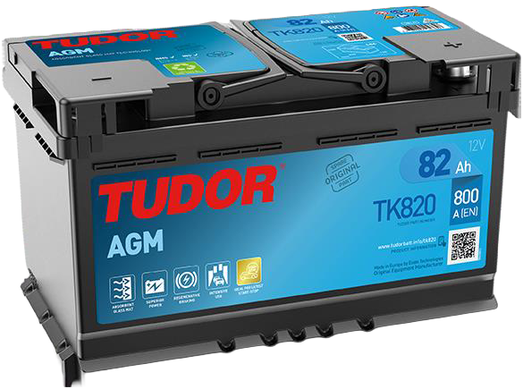 Bild von TUDOR 12V 82Ah Start-Stopp Batterie