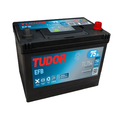 TUDOR 12V 75Ah Batterie Start-Stop