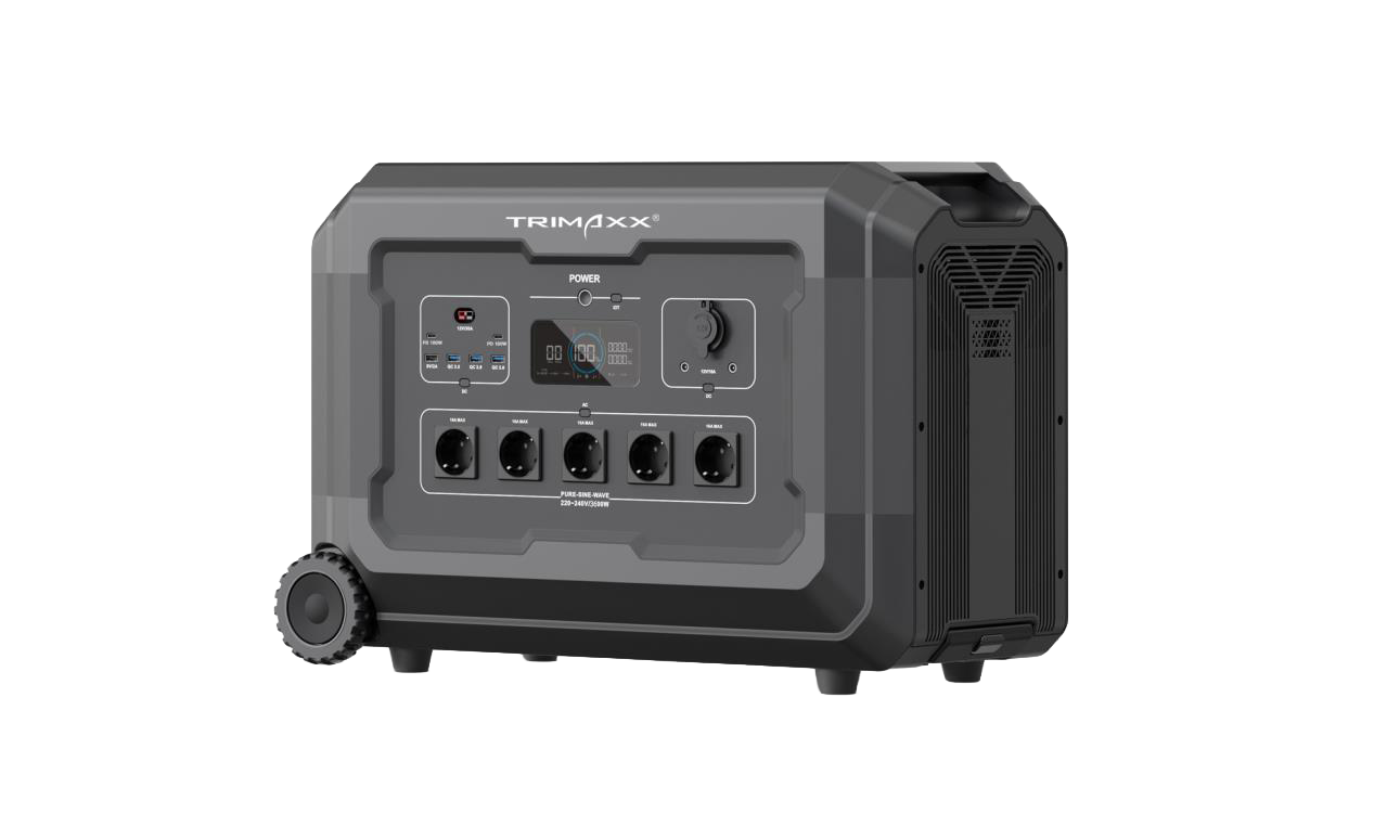TRIMAXX Draagbaar Powerstation 3072Wh