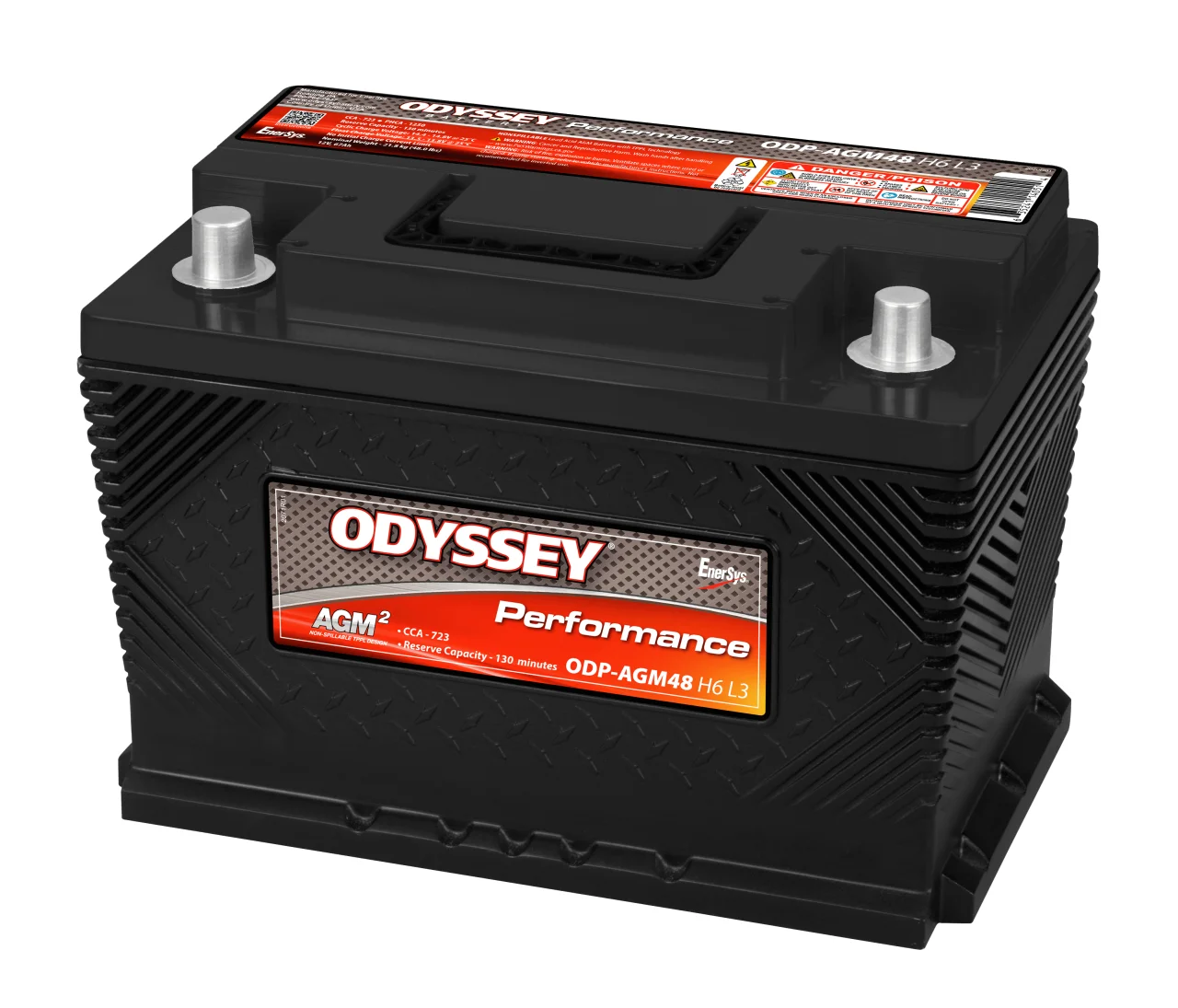 Afbeelding van ODYSSEY ODP-AGM48 AGM 12V 69Ah Startaccu