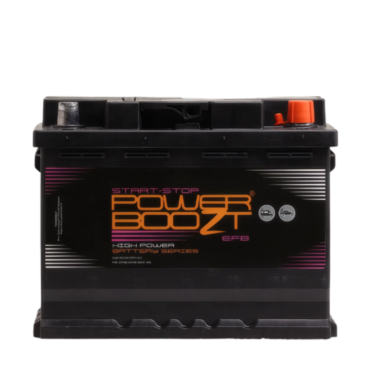 POWERBOOZT EFB 12V 60Ah Start-Stop Accu