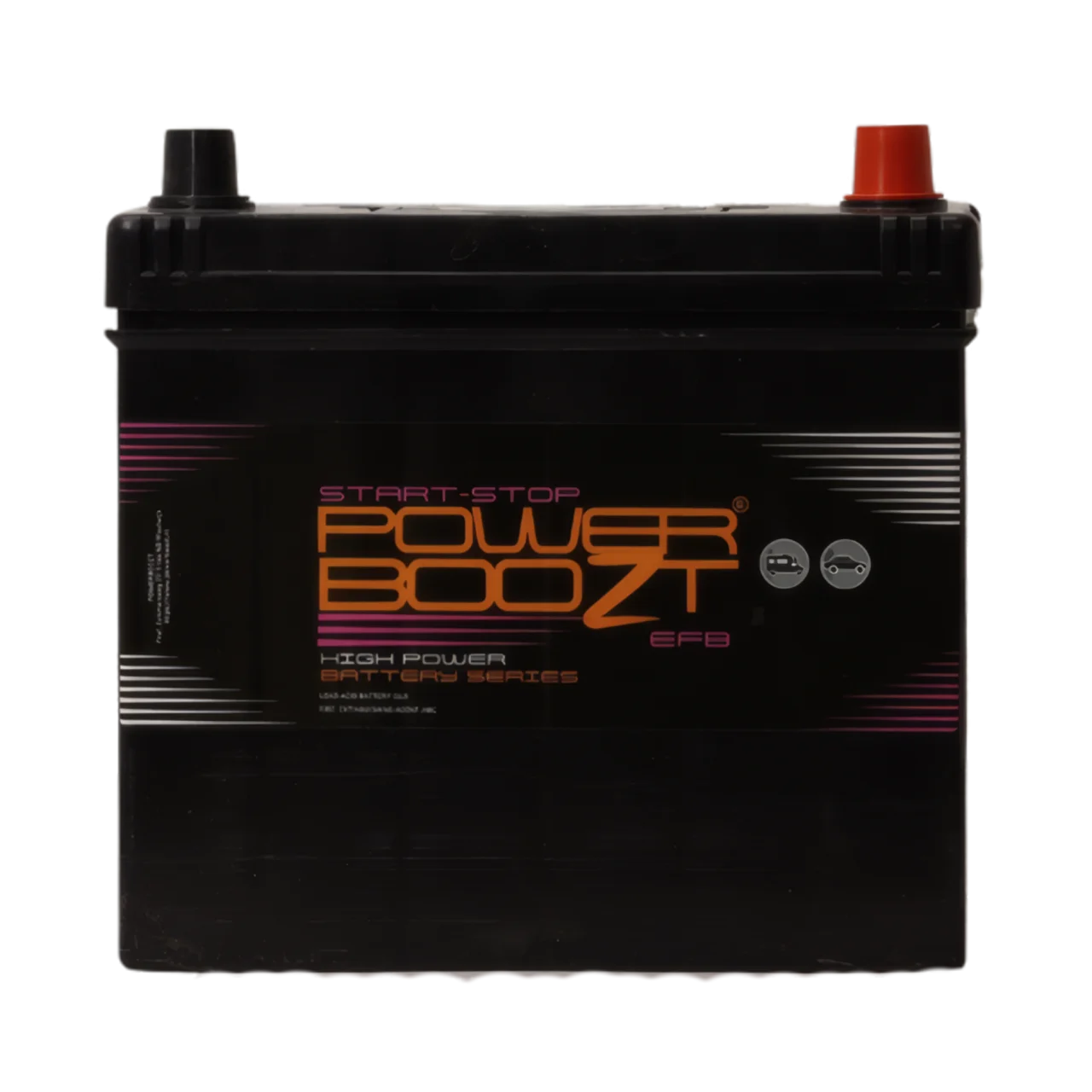 POWERBOOZT EFB 12V 60Ah Start-Stop Battery