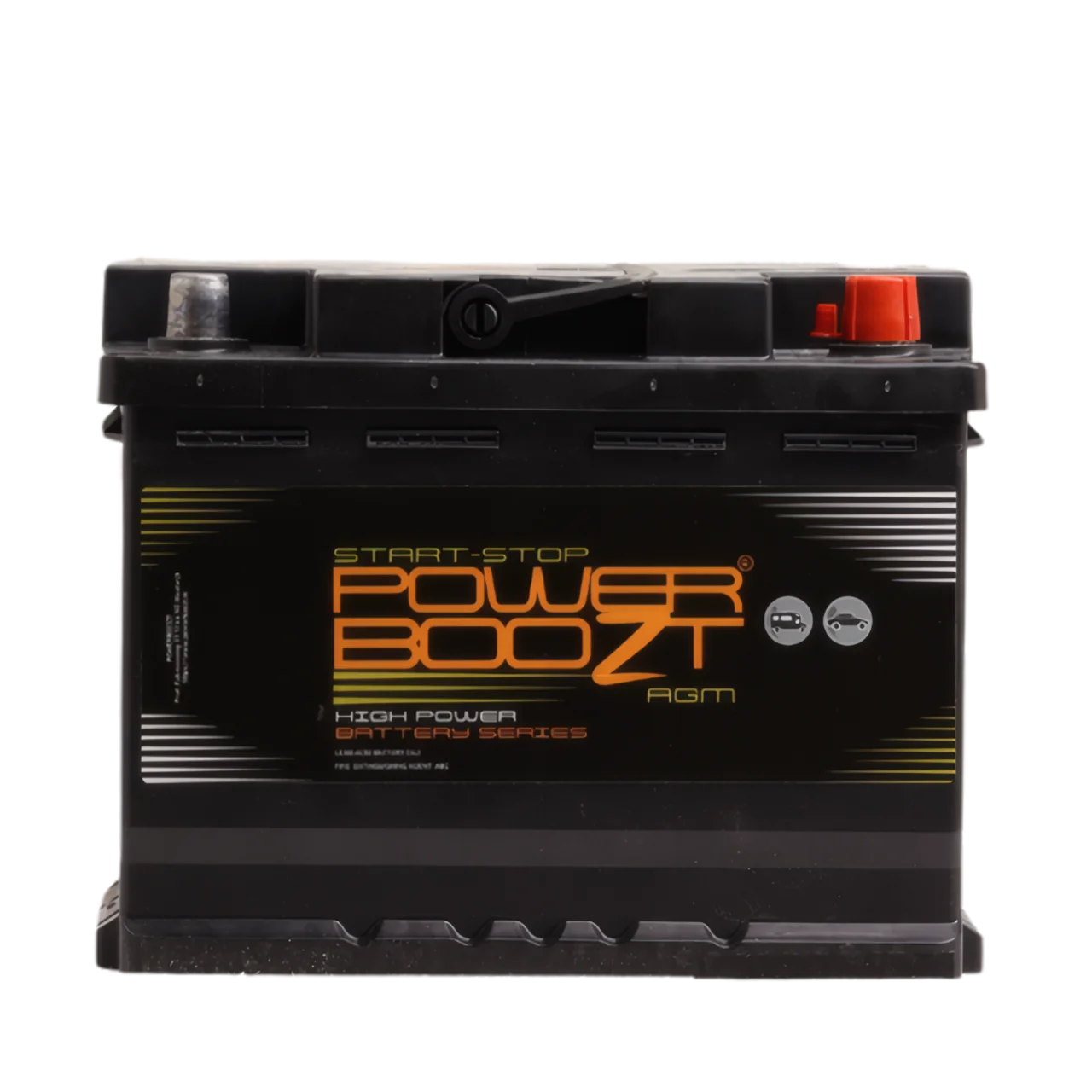POWERBOOZT AGM 12V 60Ah Start-Stop Accu