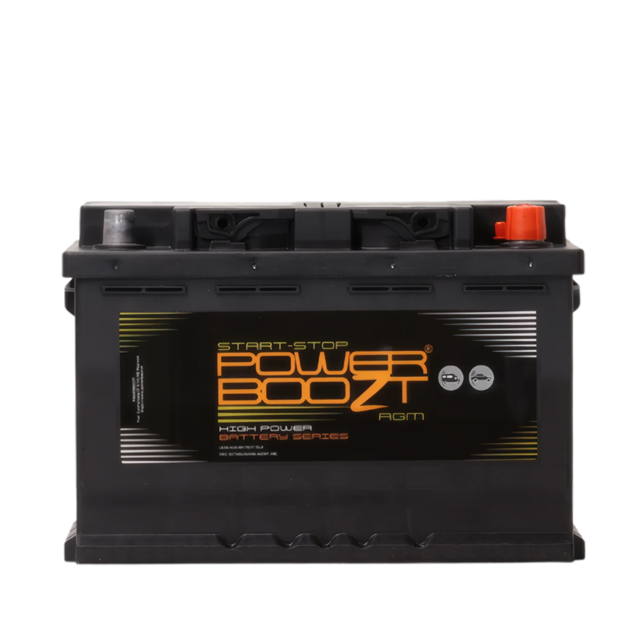 POWERBOOZT AGM 12V 70Ah Start-Stop Accu