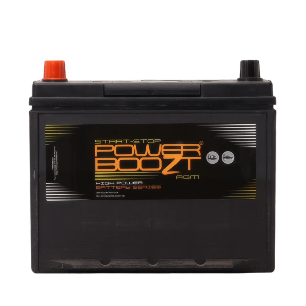 POWERBOOZT AGM 12V 75Ah Start-Stopp Batterie