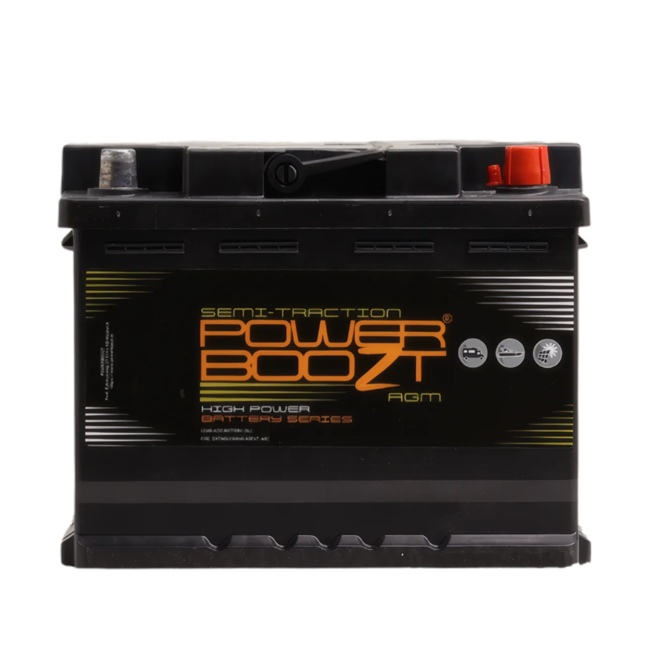 POWERBOOZT 12V 60Ah Semi-tractieaccu