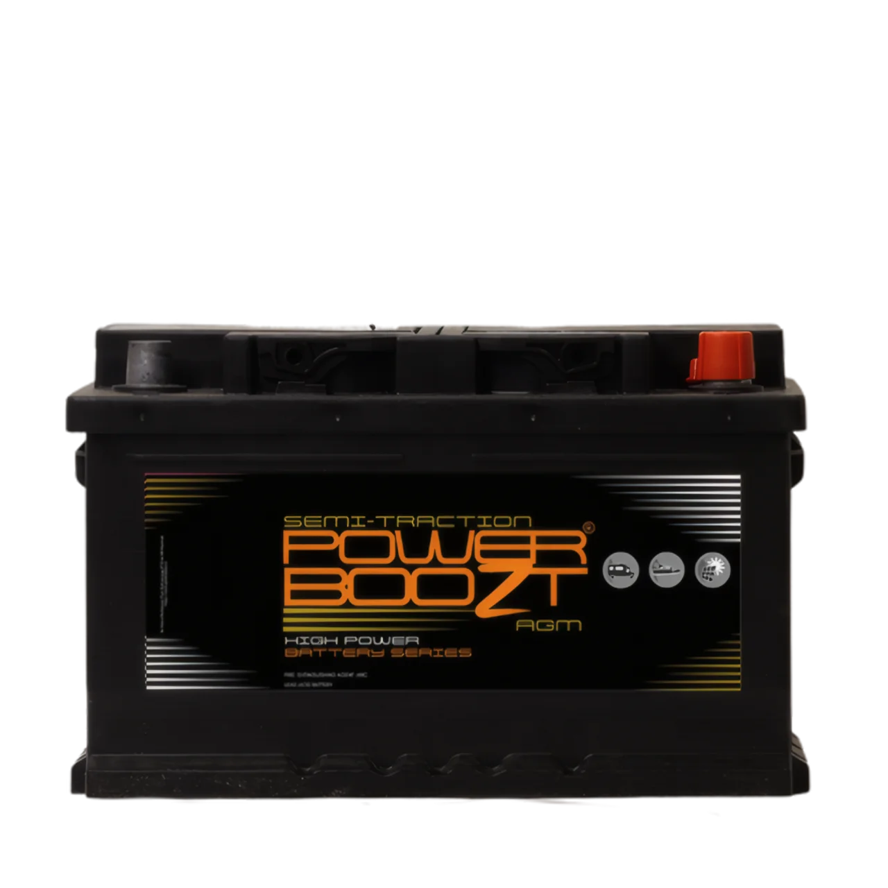 POWERBOOZT 12V 70Ah Semi-tractieaccu
