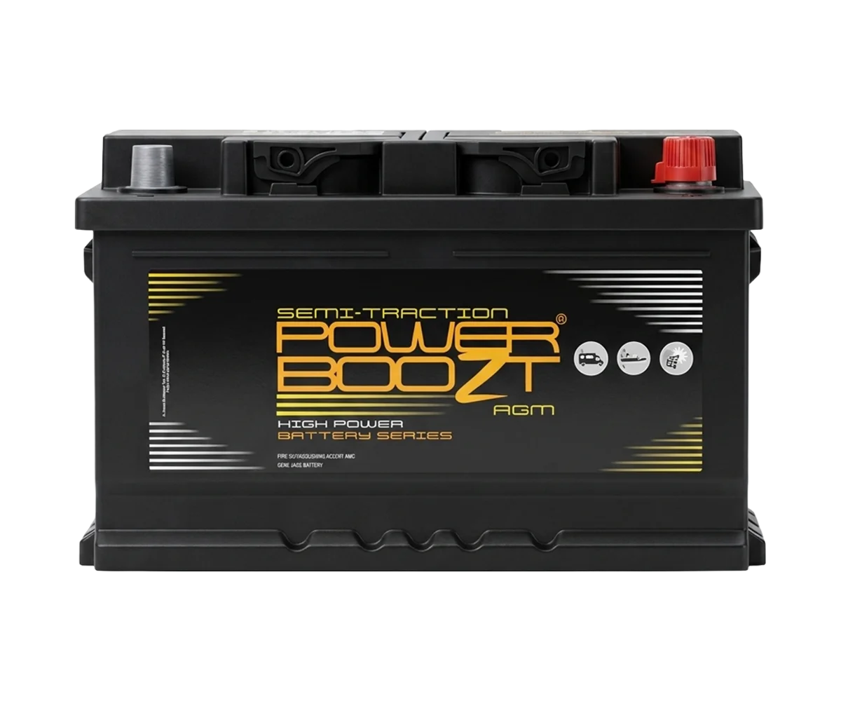 POWERBOOZT 12V 95Ah Semi-tractieaccu