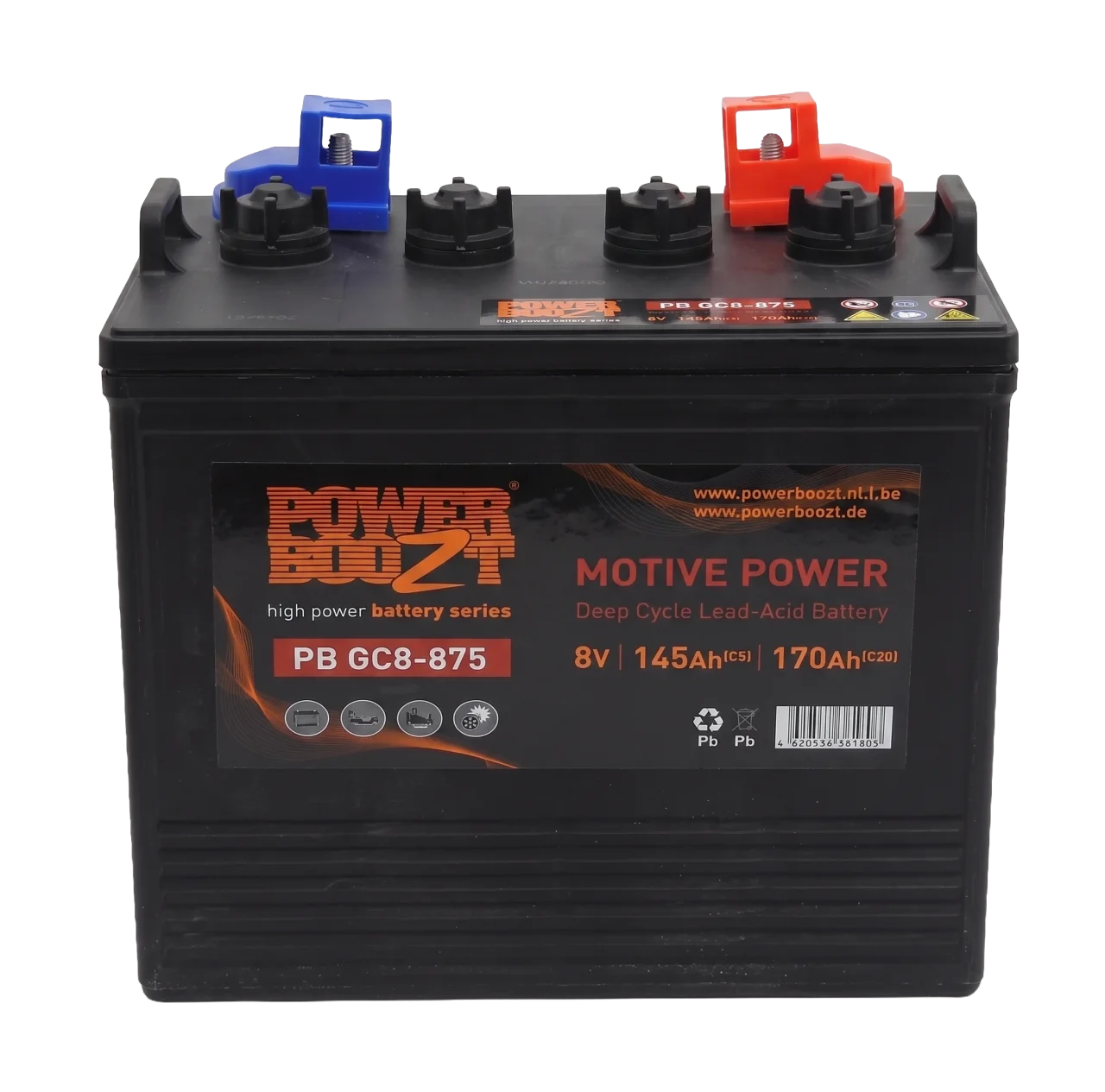 POWERBOOZT 8V 170Ah Deep Cycle Accu