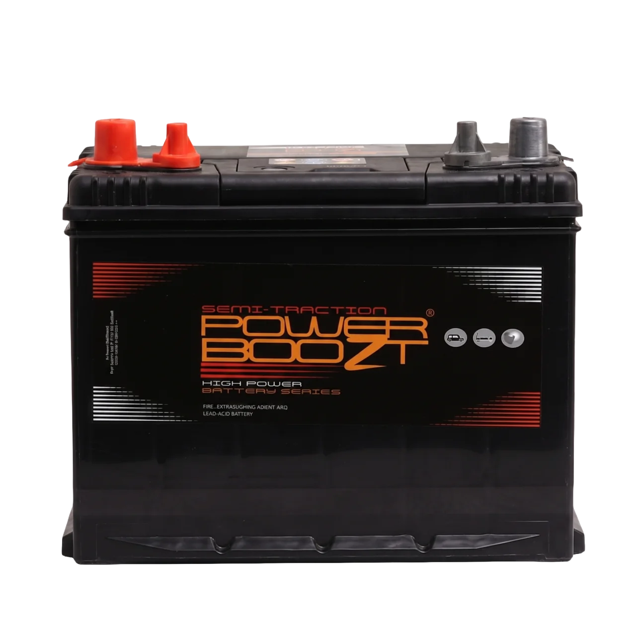 POWERBOOZT 12V 80Ah Semi-tractieaccu