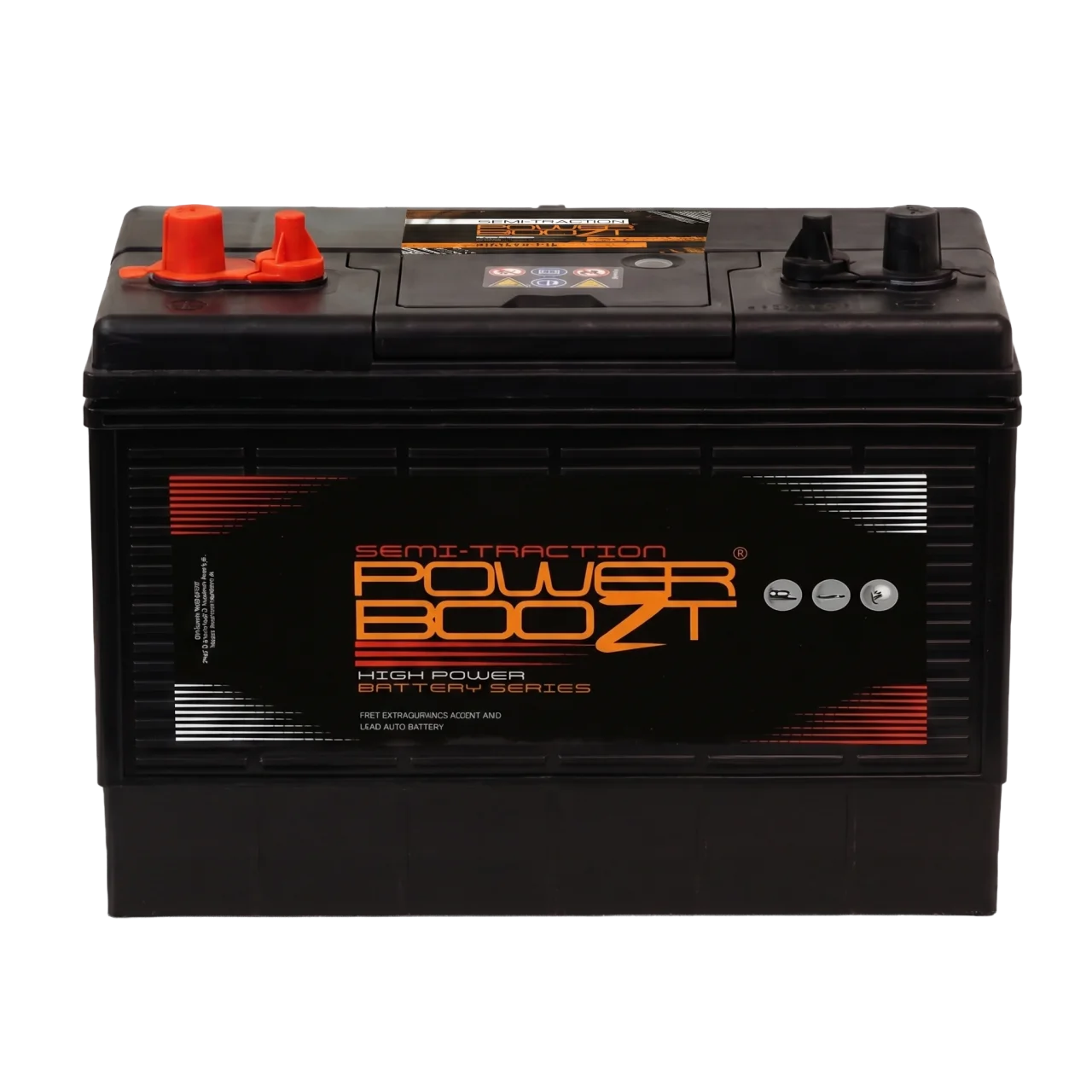POWERBOOZT 12V 105Ah Semi-tractieaccu