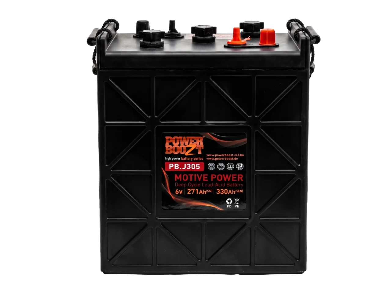 POWERBOOZT 6V 330Ah Deep Cycle Accu