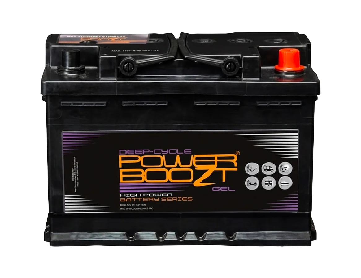 POWERBOOZT GEL 12V 56Ah Deep Cycle Accu