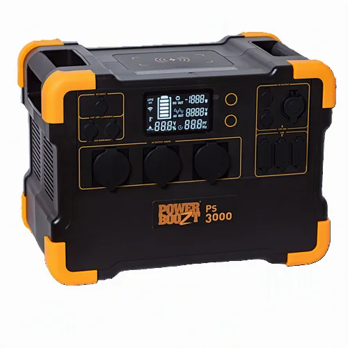 POWERBOOZT PBPS3000 Draagbaar Powerstation 230V, 3000Wh - met Trollie