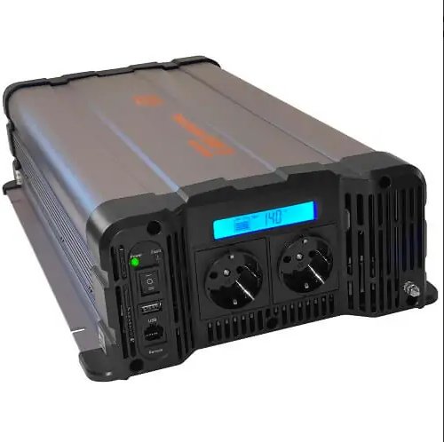 POWERBOOZT 12V 2500W Onduleur Sinus Pur