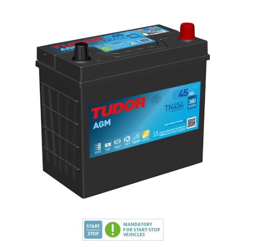 Bild von TUDOR 12V 45Ah Start-Stopp Batterie