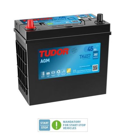 Bild von TUDOR 12V 45Ah Start-Stopp Batterie