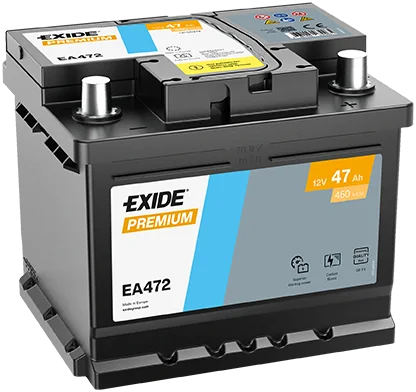 Afbeelding van EXIDE 12V 47Ah Startaccu