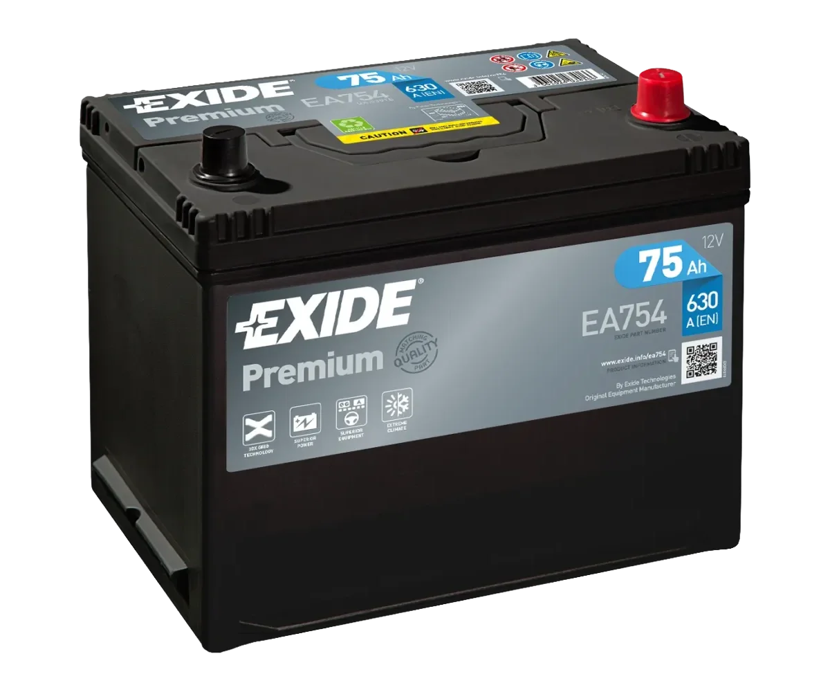 EXIDE 12V 75Ah Startaccu