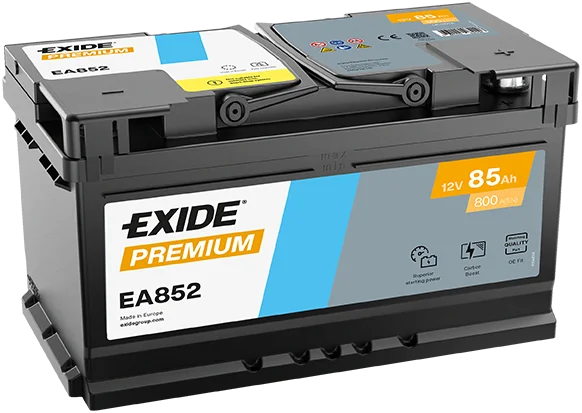 Image de EXIDE Premium 12V 85Ah Batterie de Démarrage