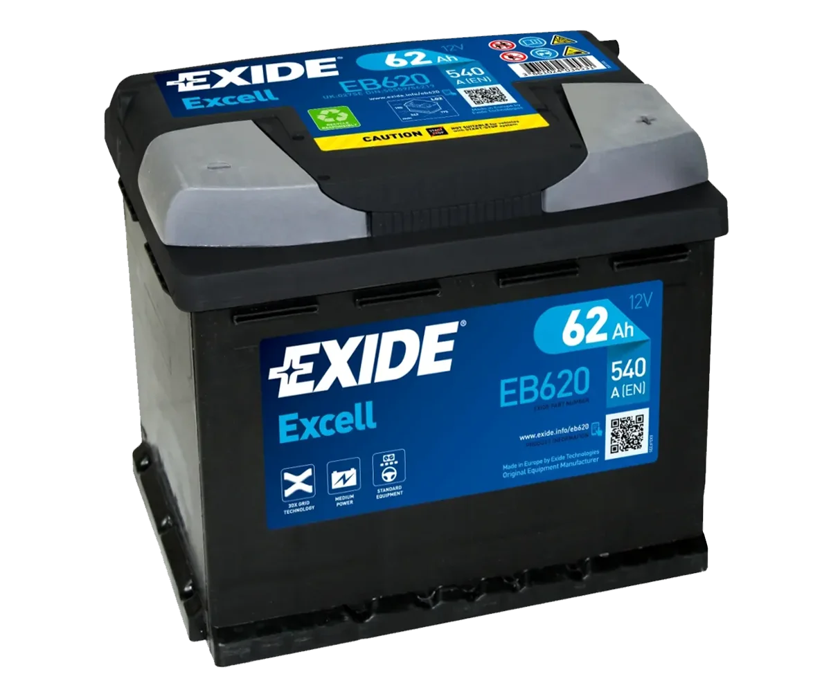 EXIDE 12V 62Ah Startaccu