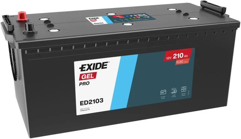 EXIDE ED2103 GEL 12V 210Ah Starter Battery